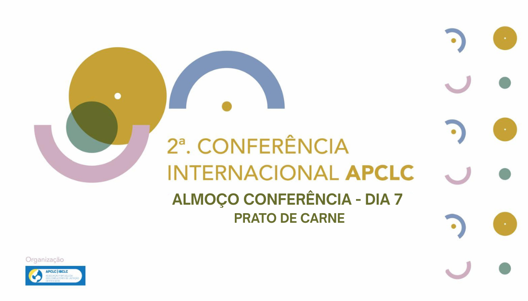 Almoço Conferência - dia 7 (prato de carne)