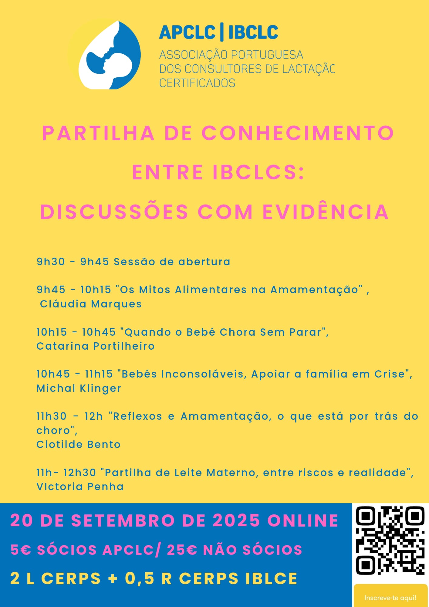 Partilha de Conhecimento entre IBCLC - SÓCIOS